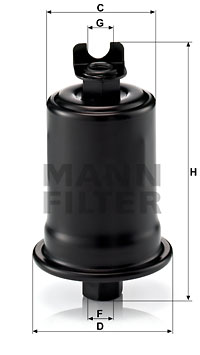 Fuel Filter WK 614/24 x