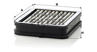 Cabin Air Filter CUK 22 000-2